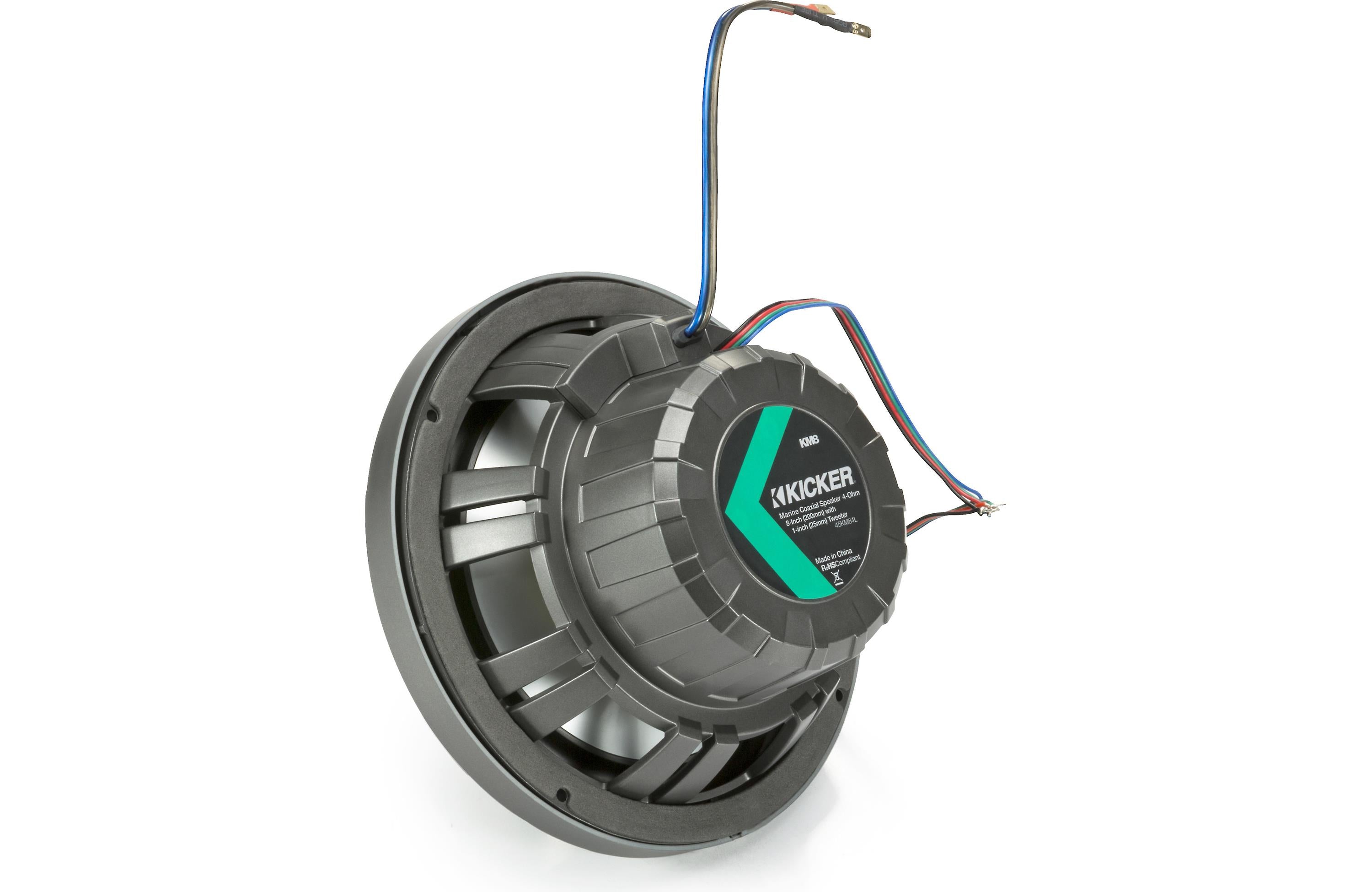 Kicker 45KM84L x3 Pair Marine Speaker + 48KMA6006 Amp + FREE 41KMLC Remote Bundle