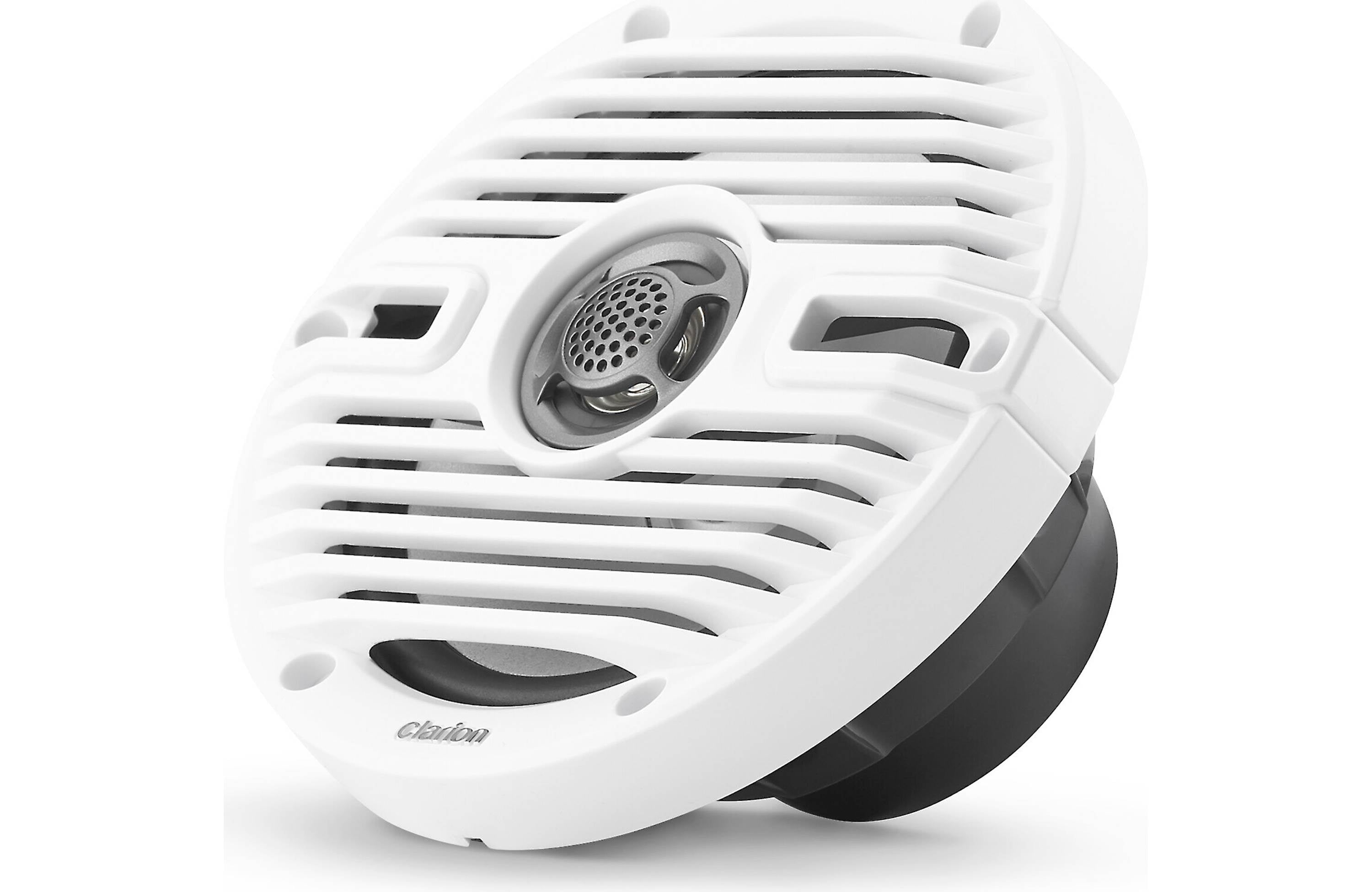 Clarion CMS-651-CWB x2 Pair 6.5" Speakers + CMSP-101RGB-2 + XC2510 Marine Amp Bundle - Freemans Car Stereo