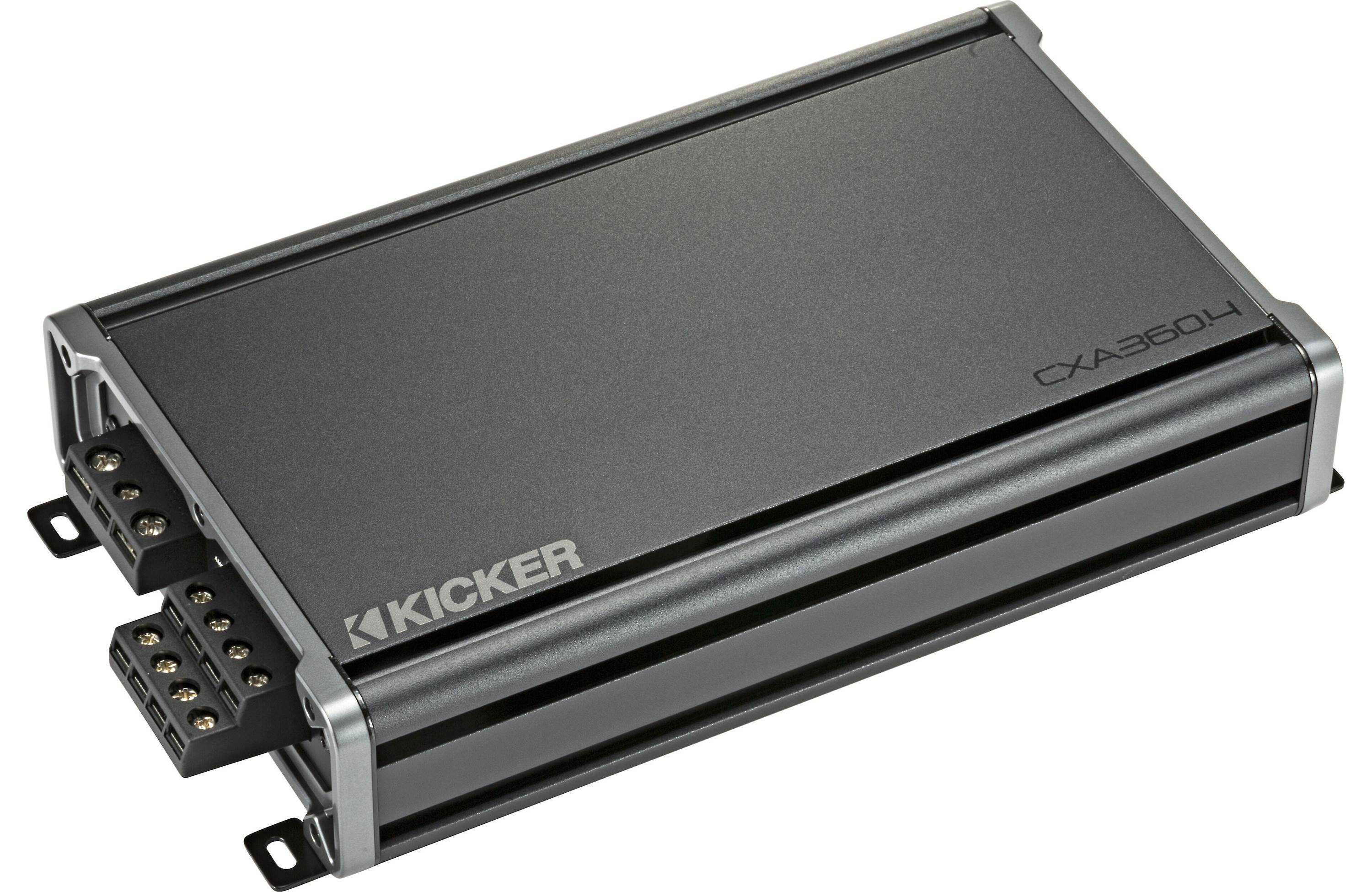 Kicker 46CSC684 x2 Pairs 6"x8" 2-Way Speakers + 46CXA360.4T Amplifier Bundle - Freemans Car Stereo
