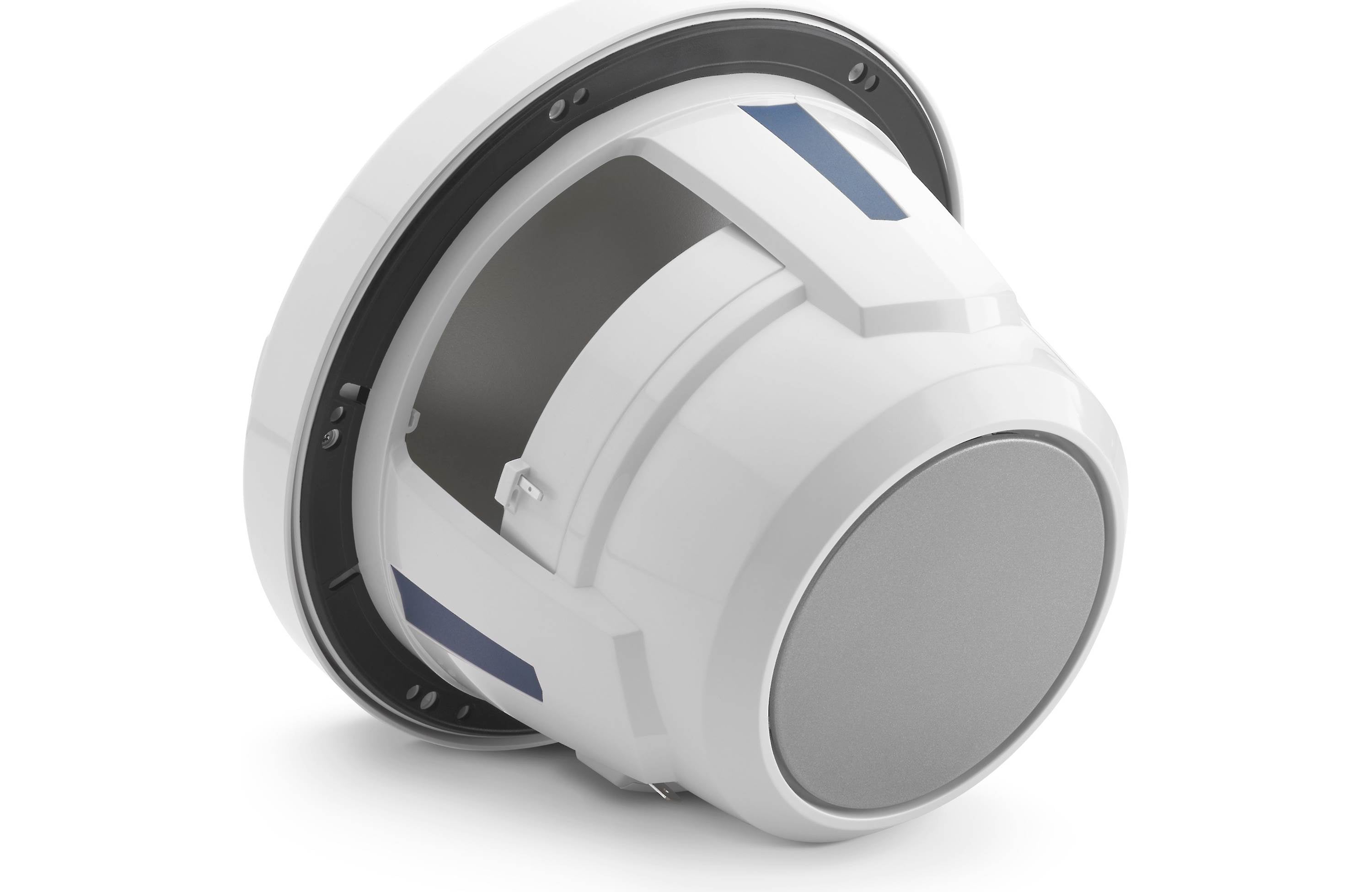 JL Audio M6-880X-S-GWGW-I 8.8" Marine Speaker System, RGB LED, Gloss White, Sport Grill - Freemans Car Stereo