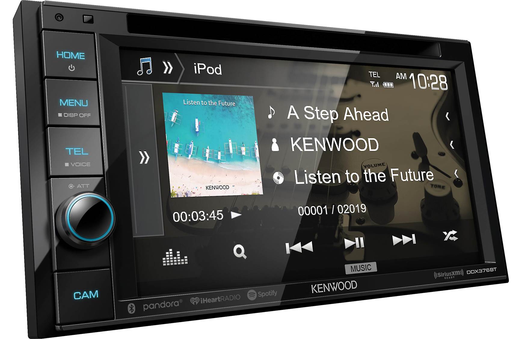 Kenwood DDX376BT 2-DIN DVD Car Stereo Receiver