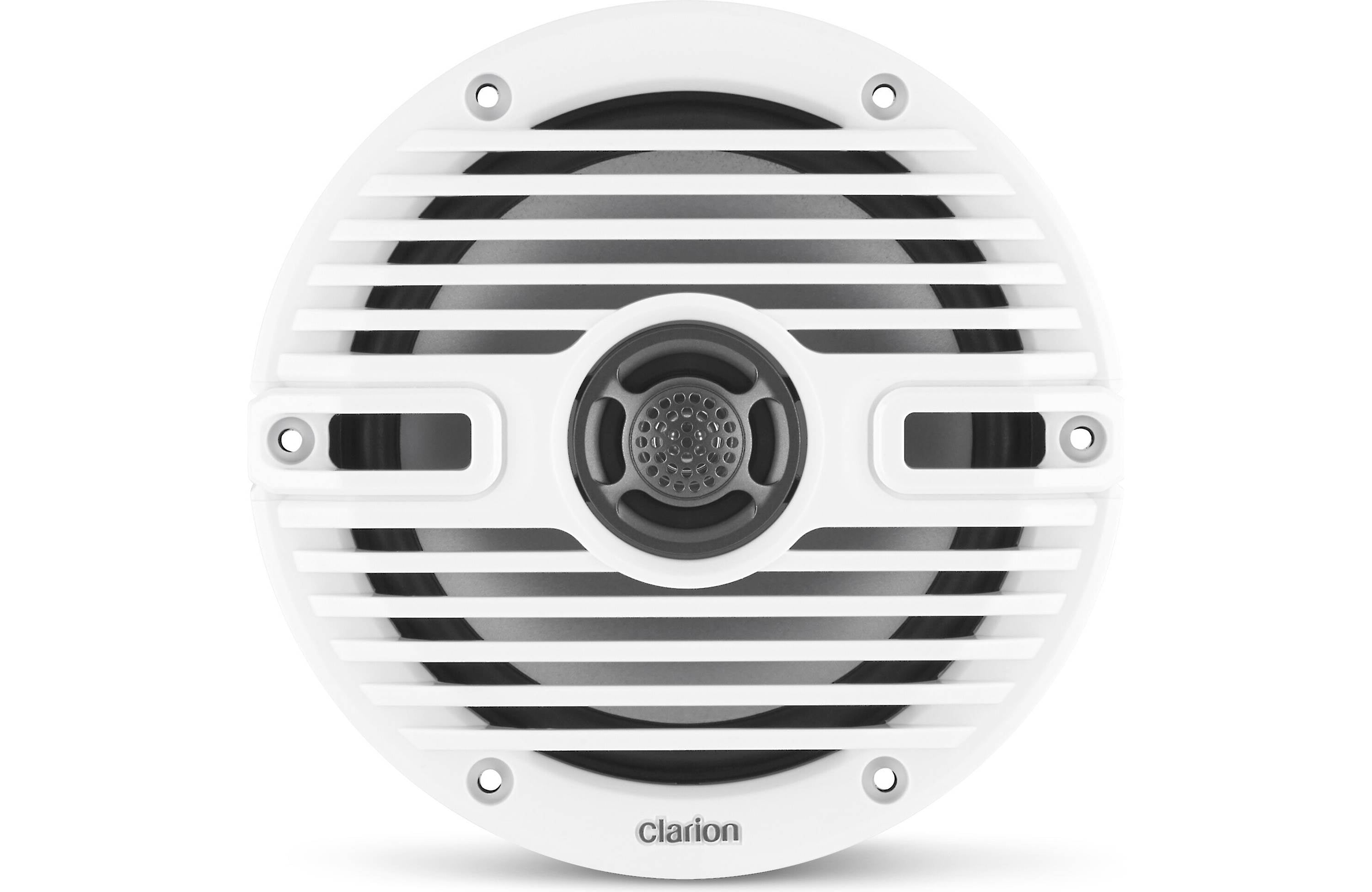 Clarion GR10BT Marine Receiver + CMS-651-CWB (1 Pair) Marine Speaker Bundle