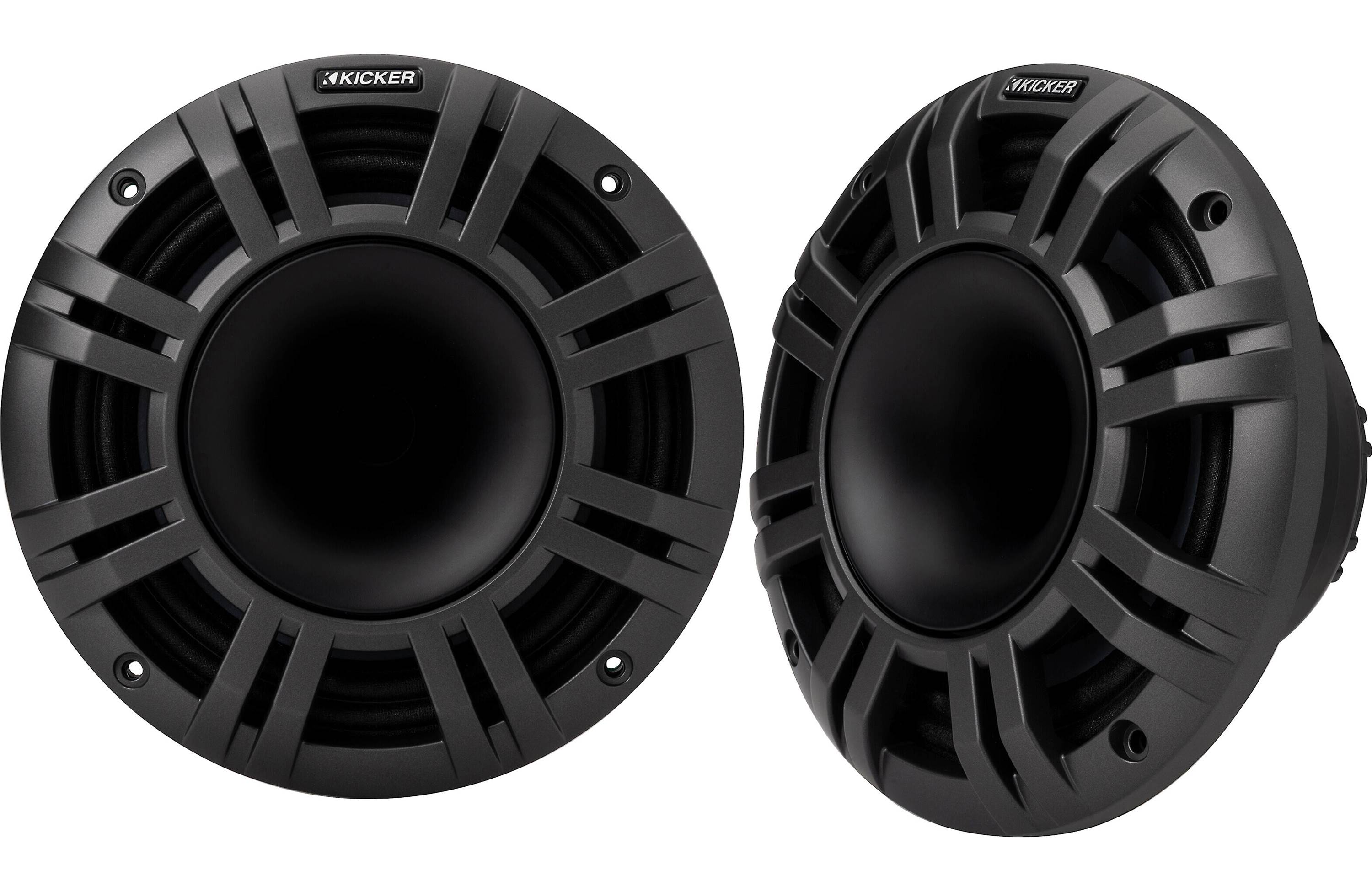 Kicker 48KMXL84 8" Marine Speakers w/ Grilles