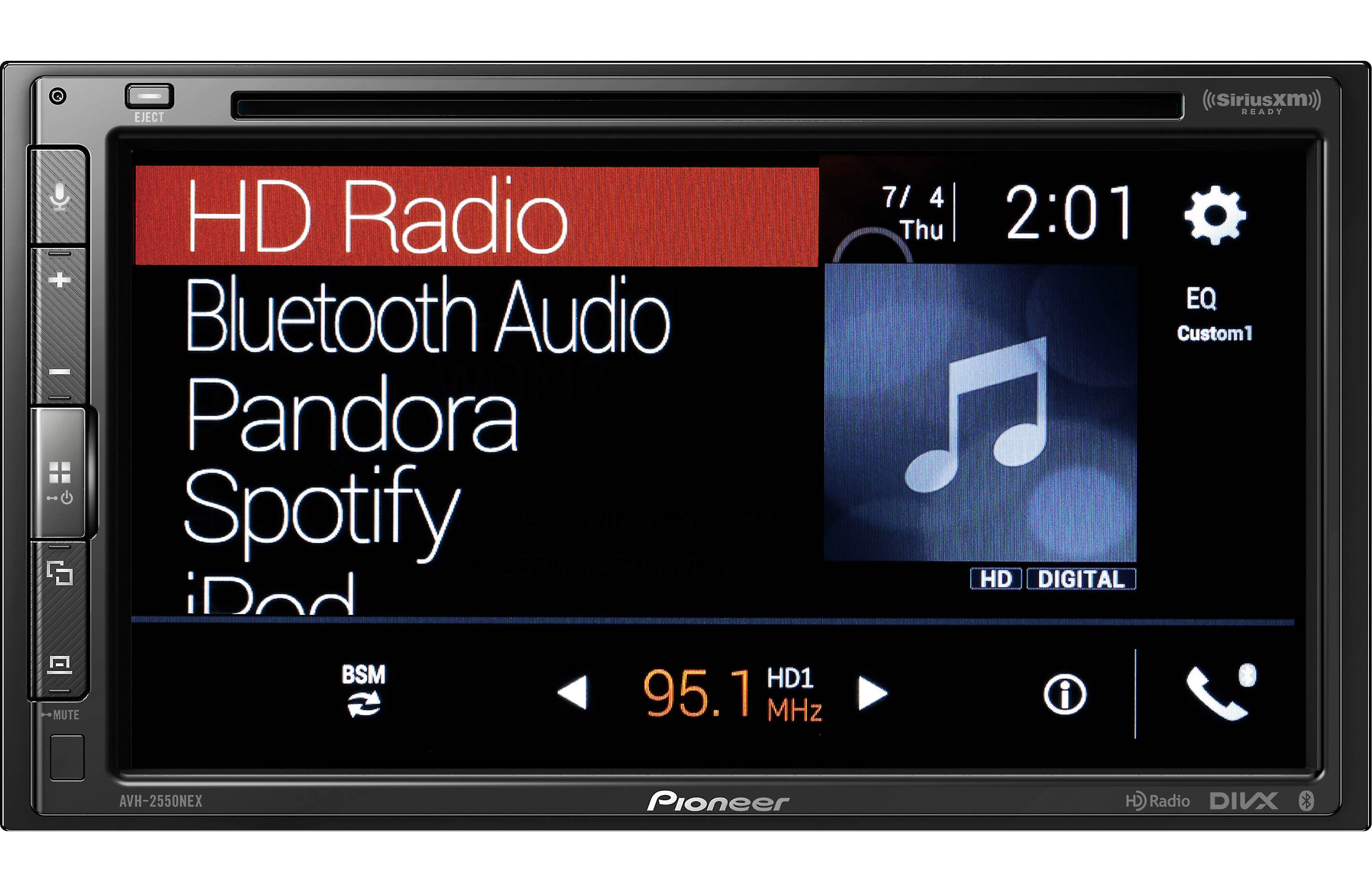 Pioneer AVH-2550NEX Multimedia DVD Receiver with 6.8" WVGA Display, Apple CarPlay, Android Auto - Freeman's Car Stereo