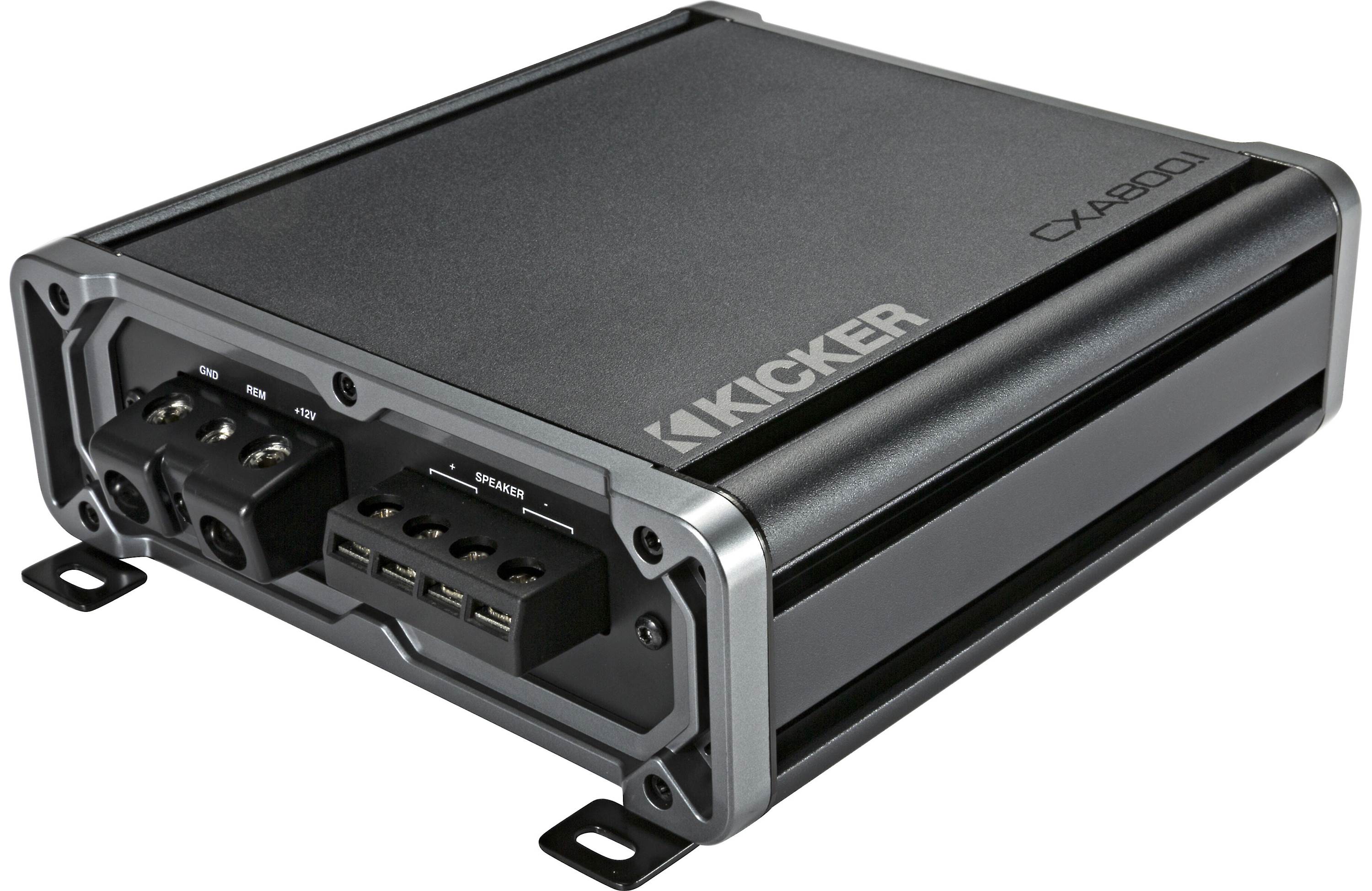 Kicker 46CXA800.1 CX Series 800 Watt Mono Class D Amplifier - Freemans Car Stereo