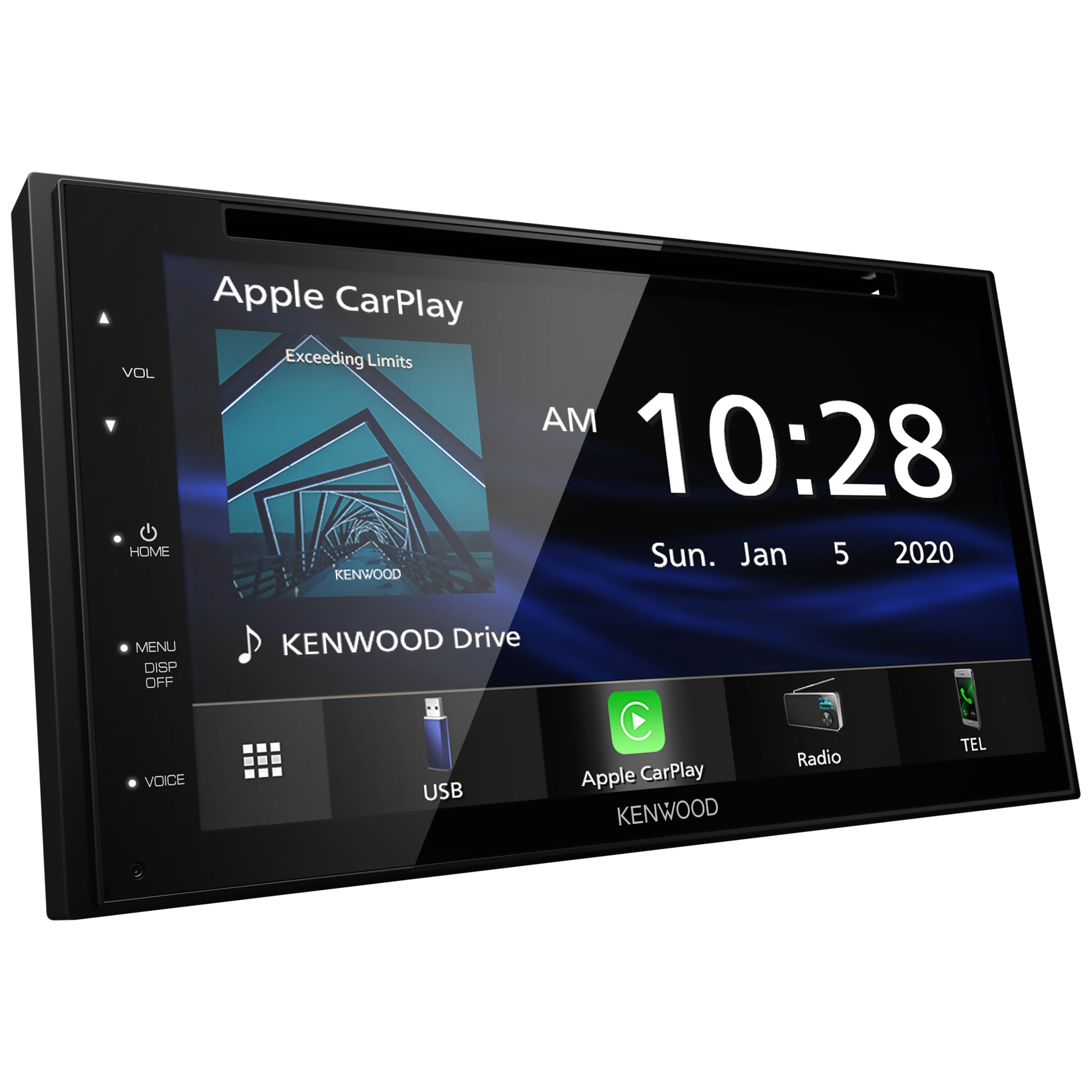 Kenwood DDX5707S 6.8" Apple CarPlay DVD Receiver with Bluetooth