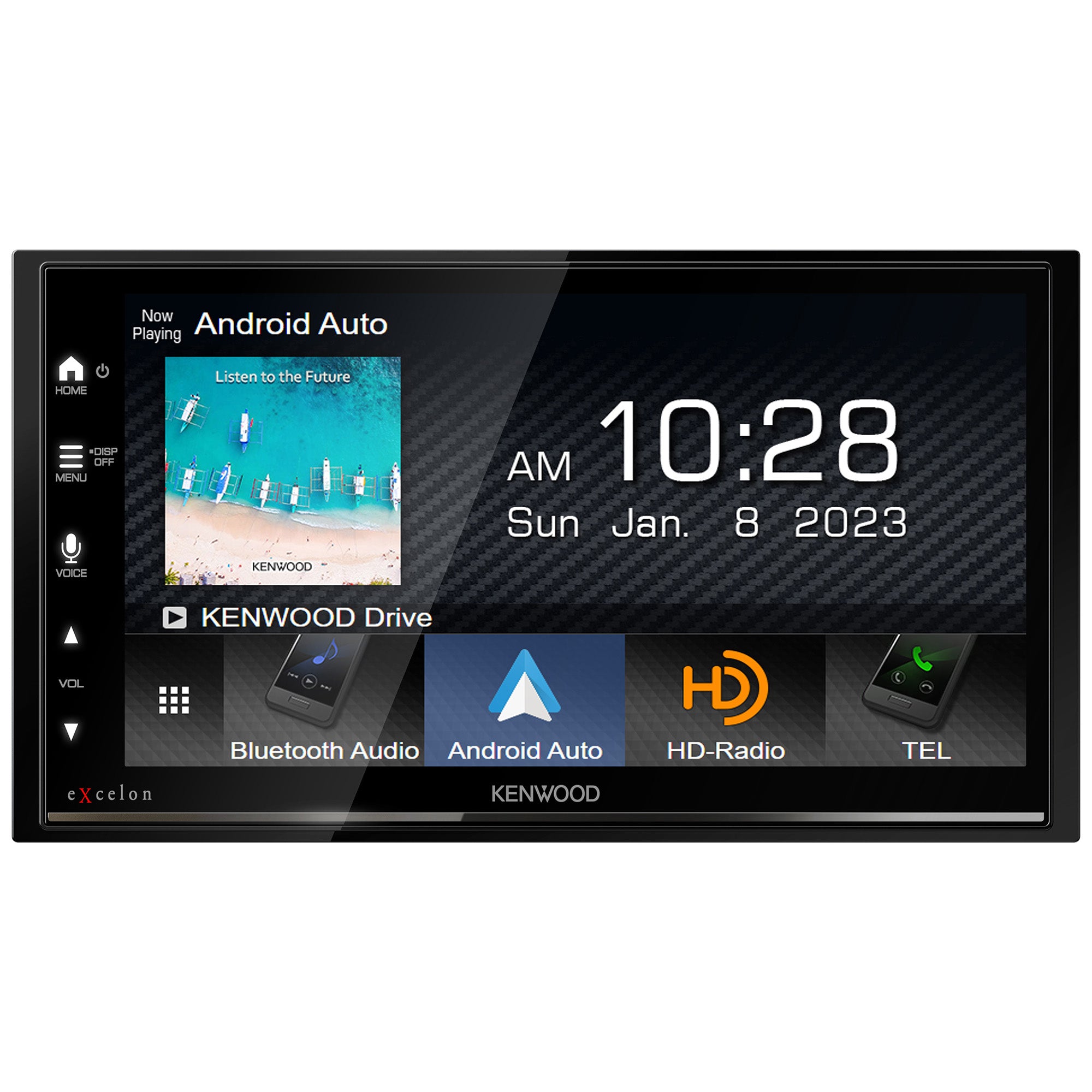 Kenwood Excelon DMX709S 6.8" Apple CarPlay and Android Auto Multimedia Receiver - Freemans Car Stereo