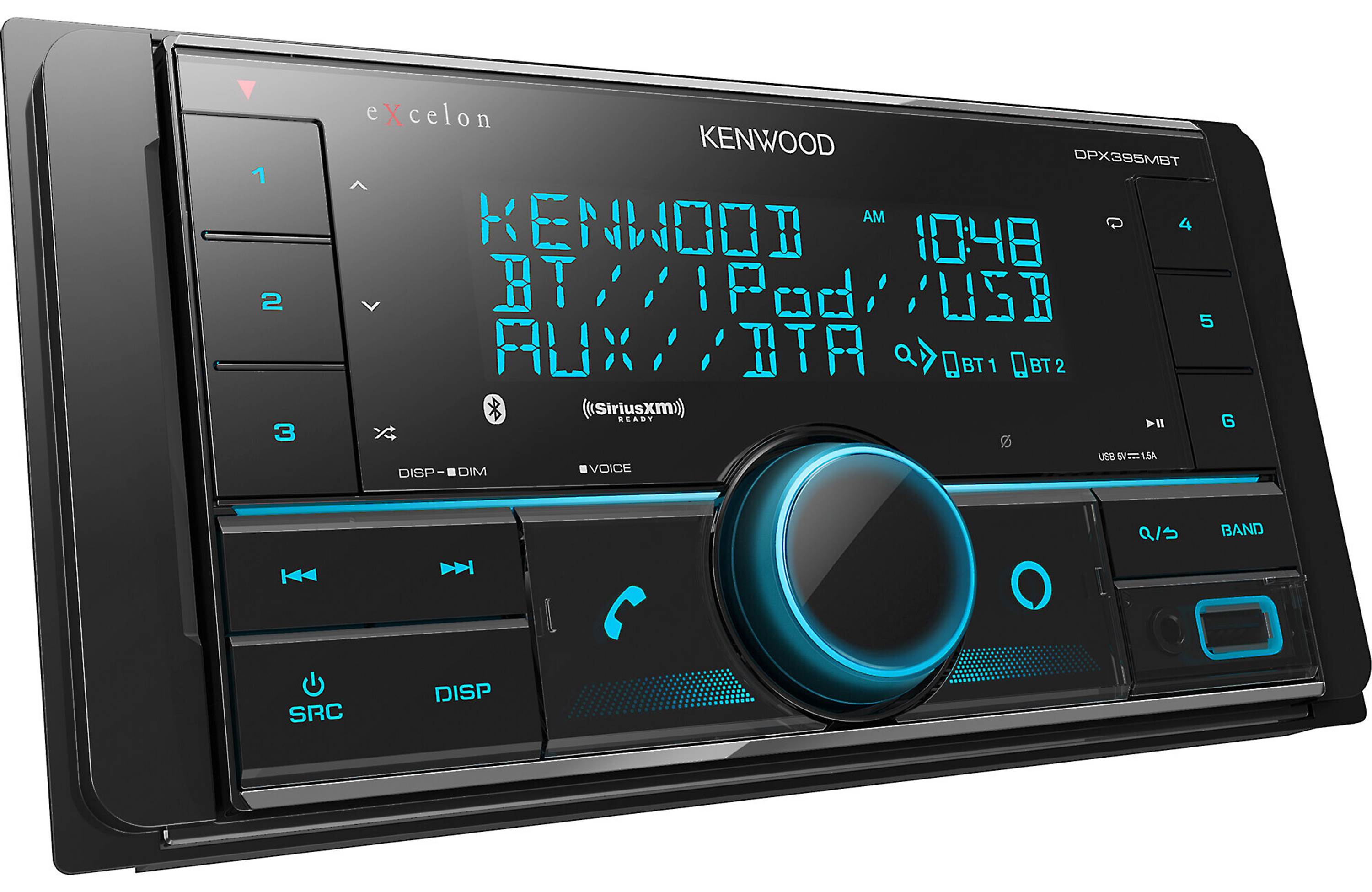 Kenwood DPX395MBT 2-DIN Digital Media Receiver - Freemans Car Stereo