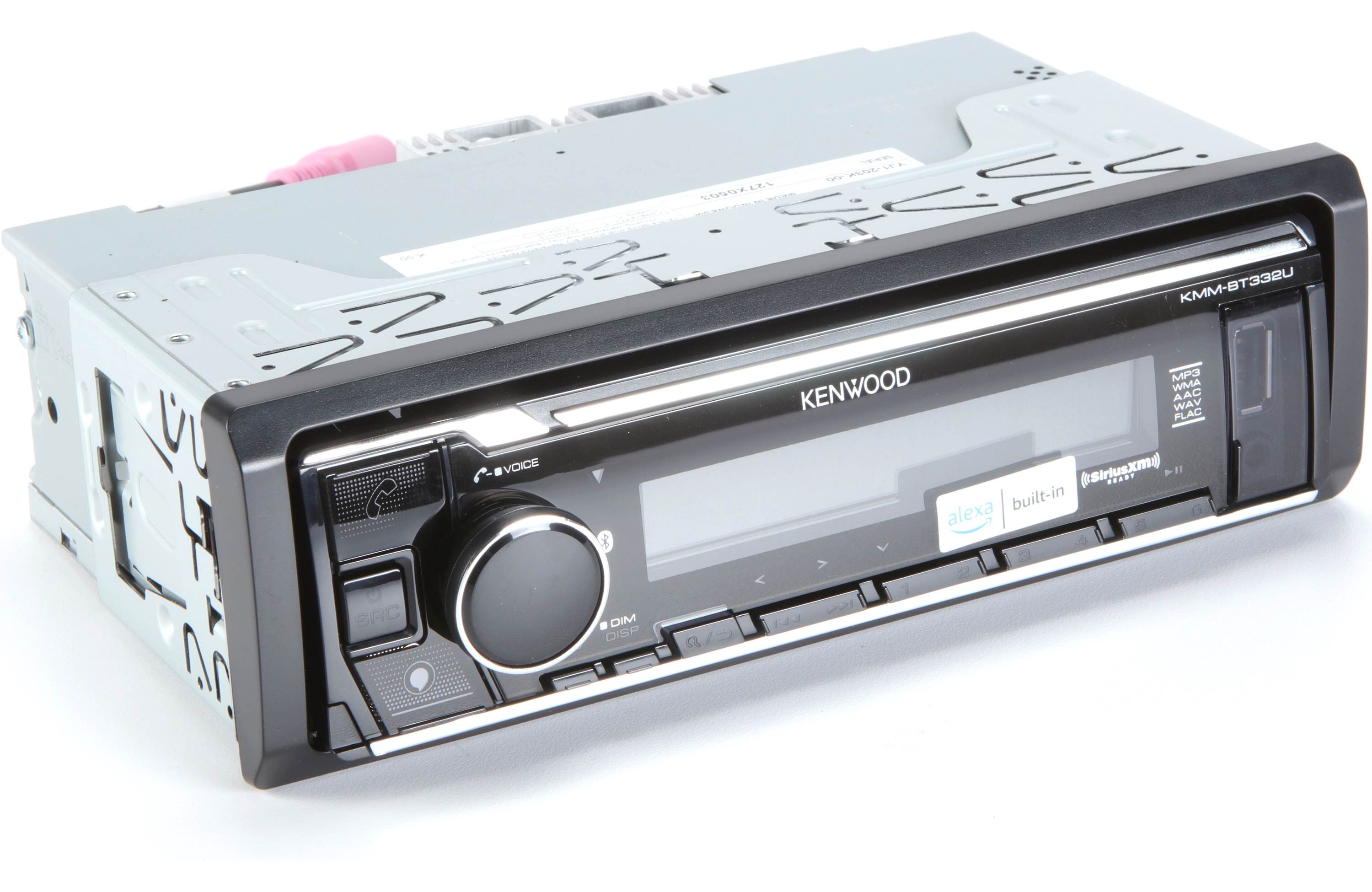 Kenwood KMM-BT332U 1-DIN Multimedia Car Stereo Receiver - Freemans Car Stereo