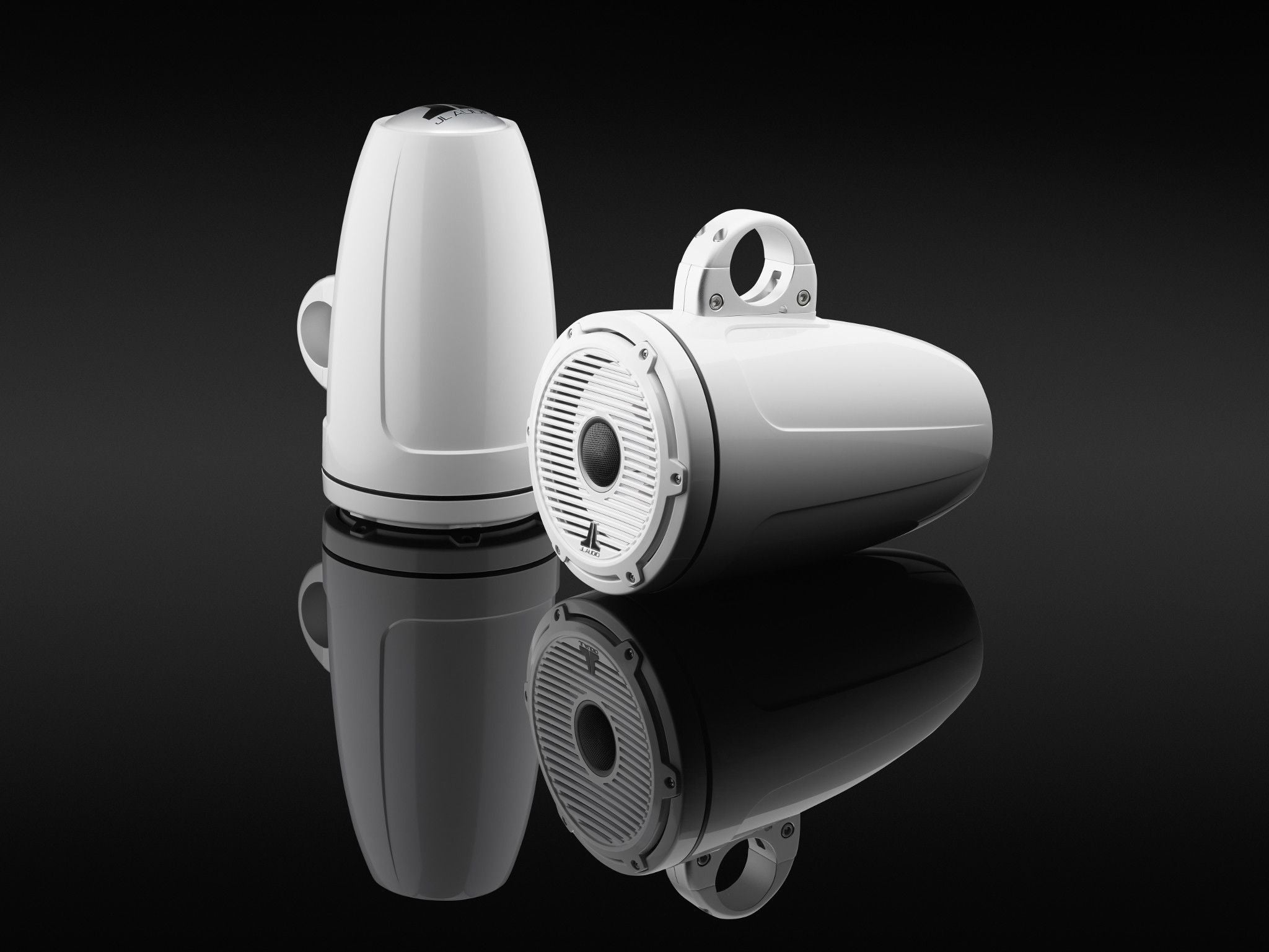 JL Audio M6-880ETXv3-Gw-C-GwGw-I White Wakeboard Tower Speakers
