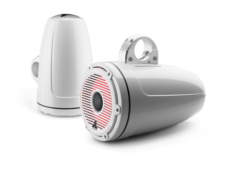 JL Audio M6-880ETXv3-Gw-C-GwGw-I White Wakeboard Tower Speakers