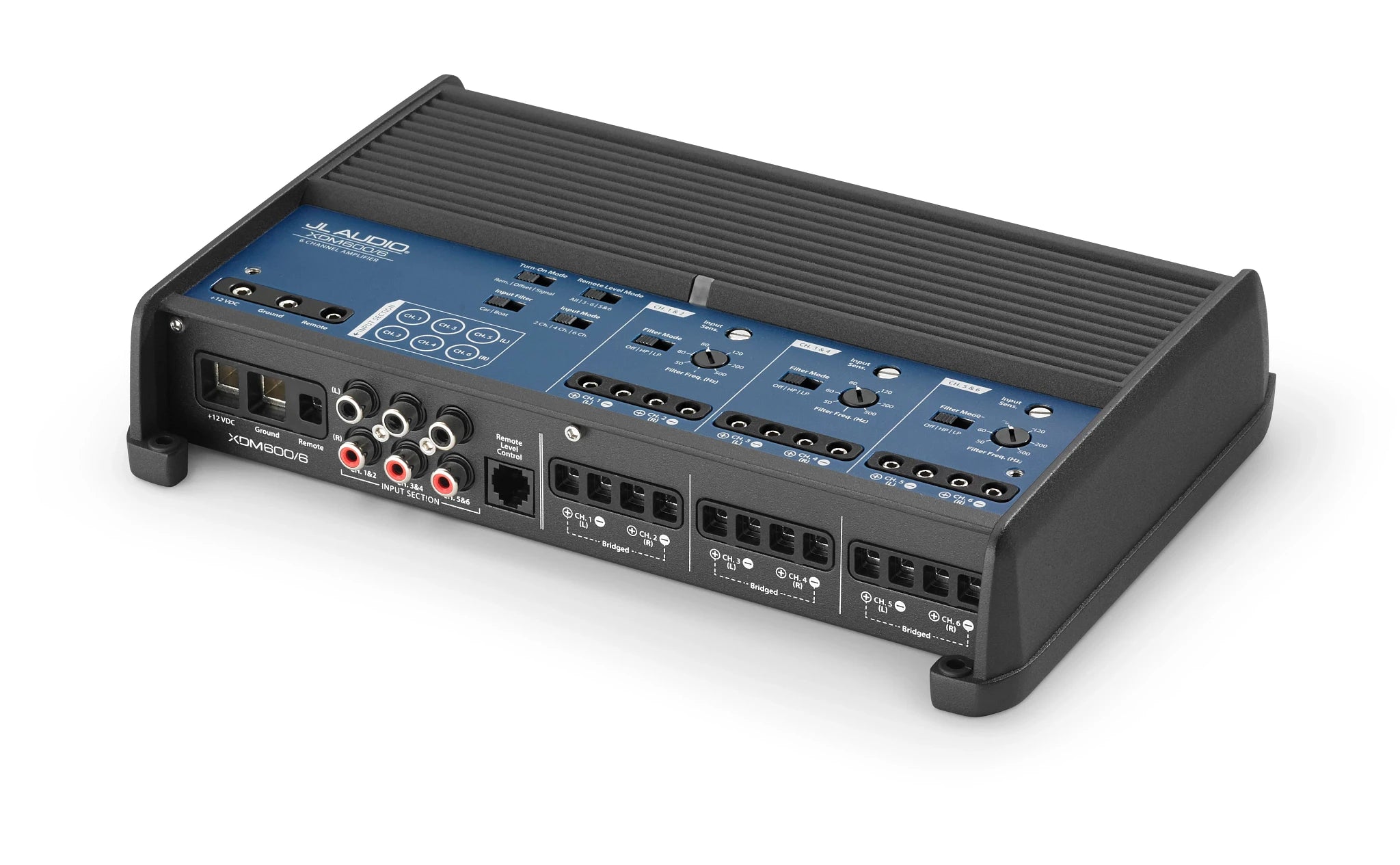 JL Audio XDM600/6 6-Channel Car and Marine Class D Amplifier, 600 W