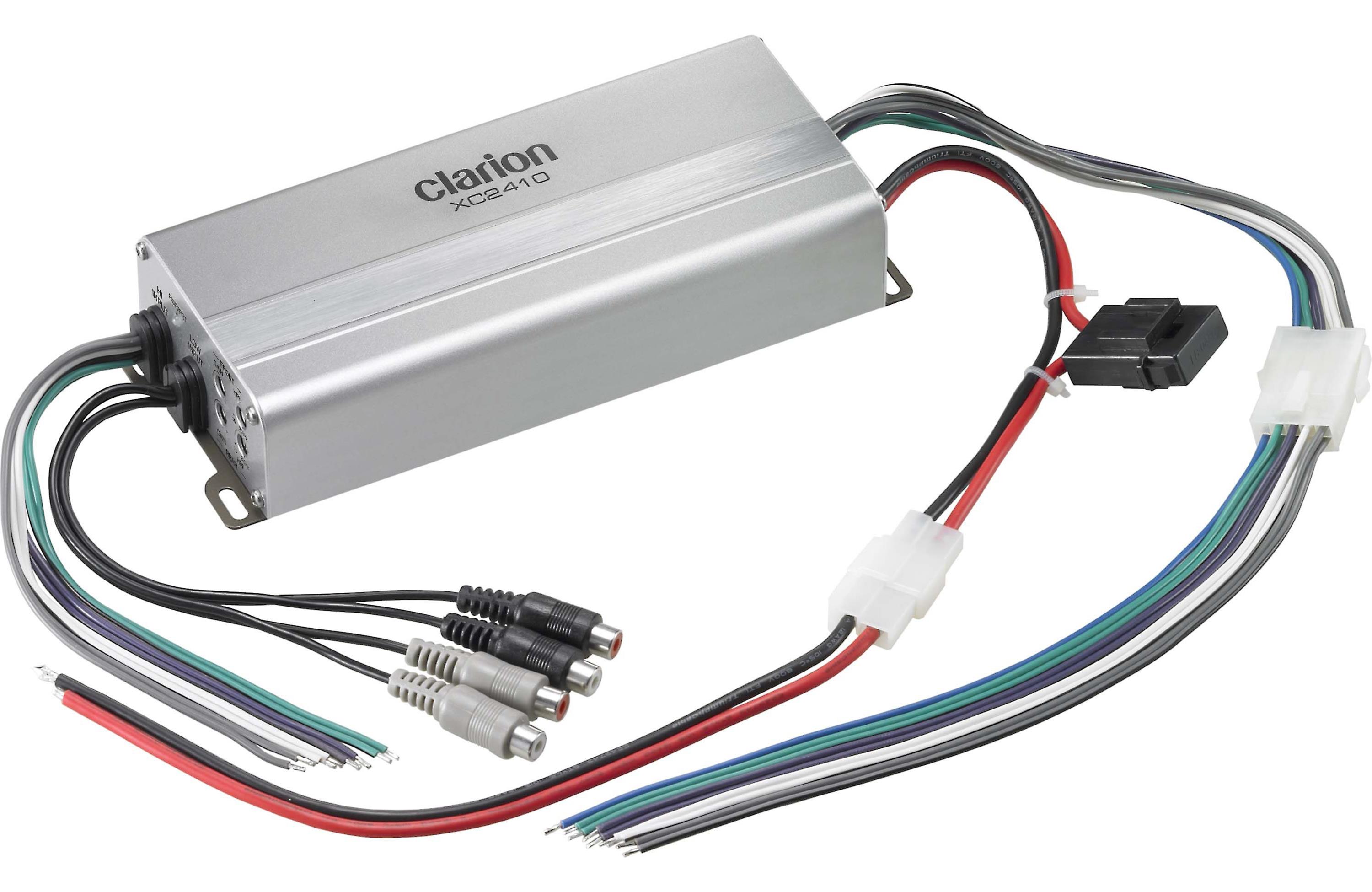 Clarion CMS-651-CWB 2 Pairs Marine Speakers + XC2410 Marine Amplifier