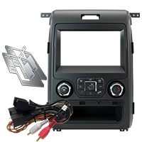 iDat-aLink  KIT-F150   K150  Dash Kit and T-harness for 2013-2014 Ford F150 Trucks with 4.3 inch scre - Freeman's Car Stereo