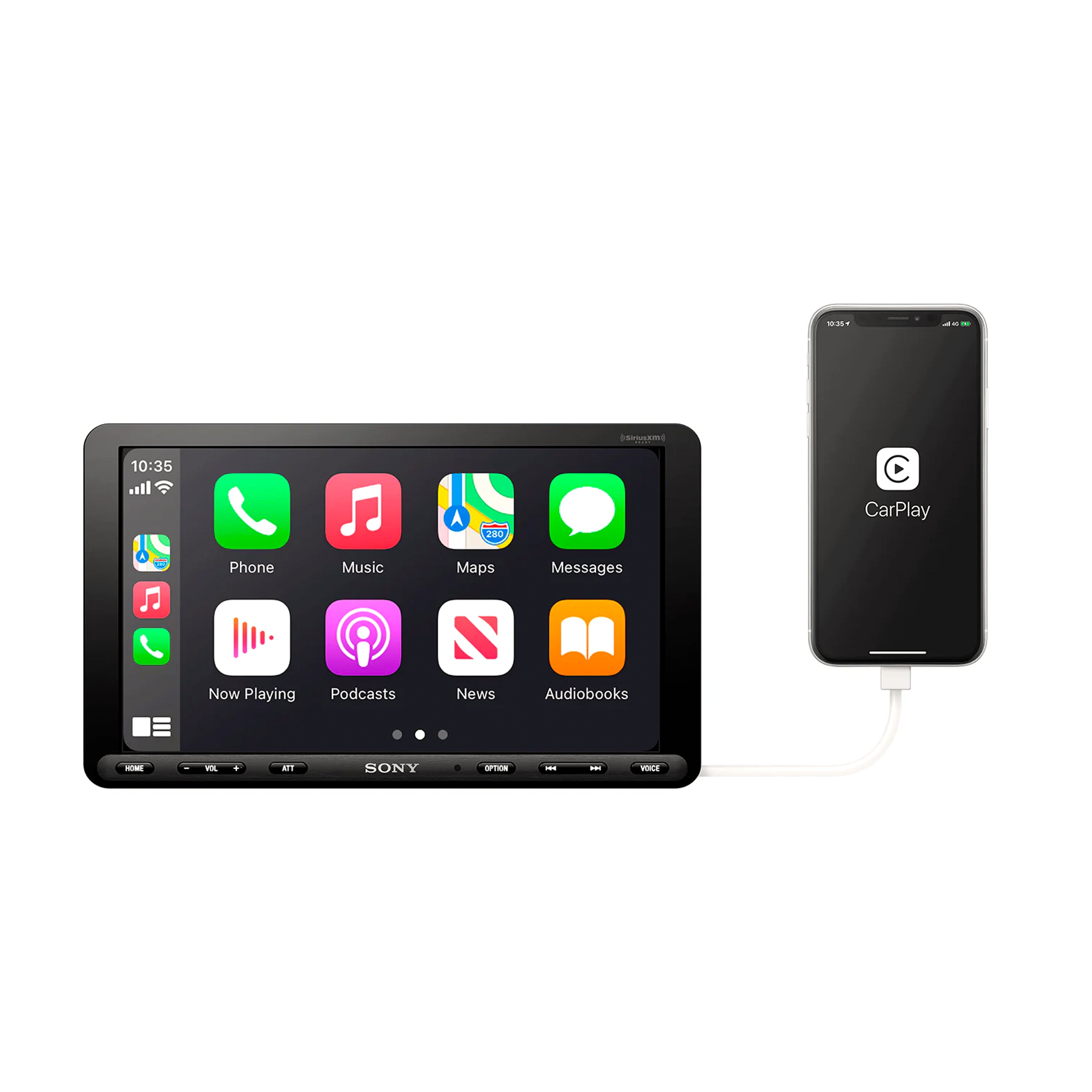 Sony XAV-AX8100 1-Din 8.95" Digital Media Receiver with Android Auto & Apple CarPlay - Freemans Car Stereo